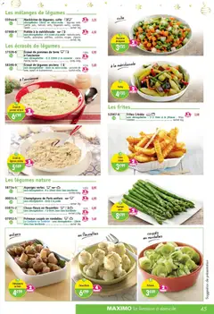 Maximo - Prévisualisation de Maximo catalogue valide à partir de 21.11.2025 | Page: 45 | Produits: Friteuse, Frites, Pommes, Pommes de terre