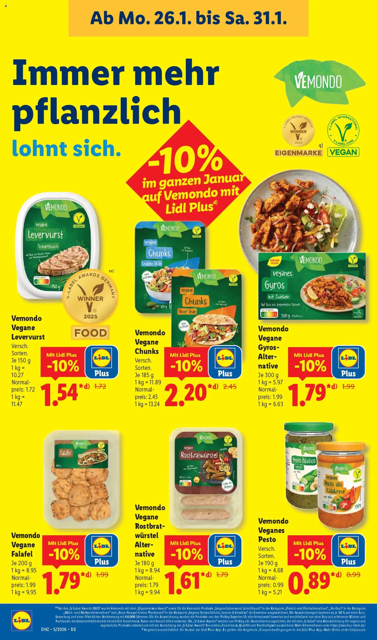 Lidl - Prospekt – gültig ab 26.01.2026 | Seite: 18 | Produkte: Gyros, Gewürze, Zwiebeln