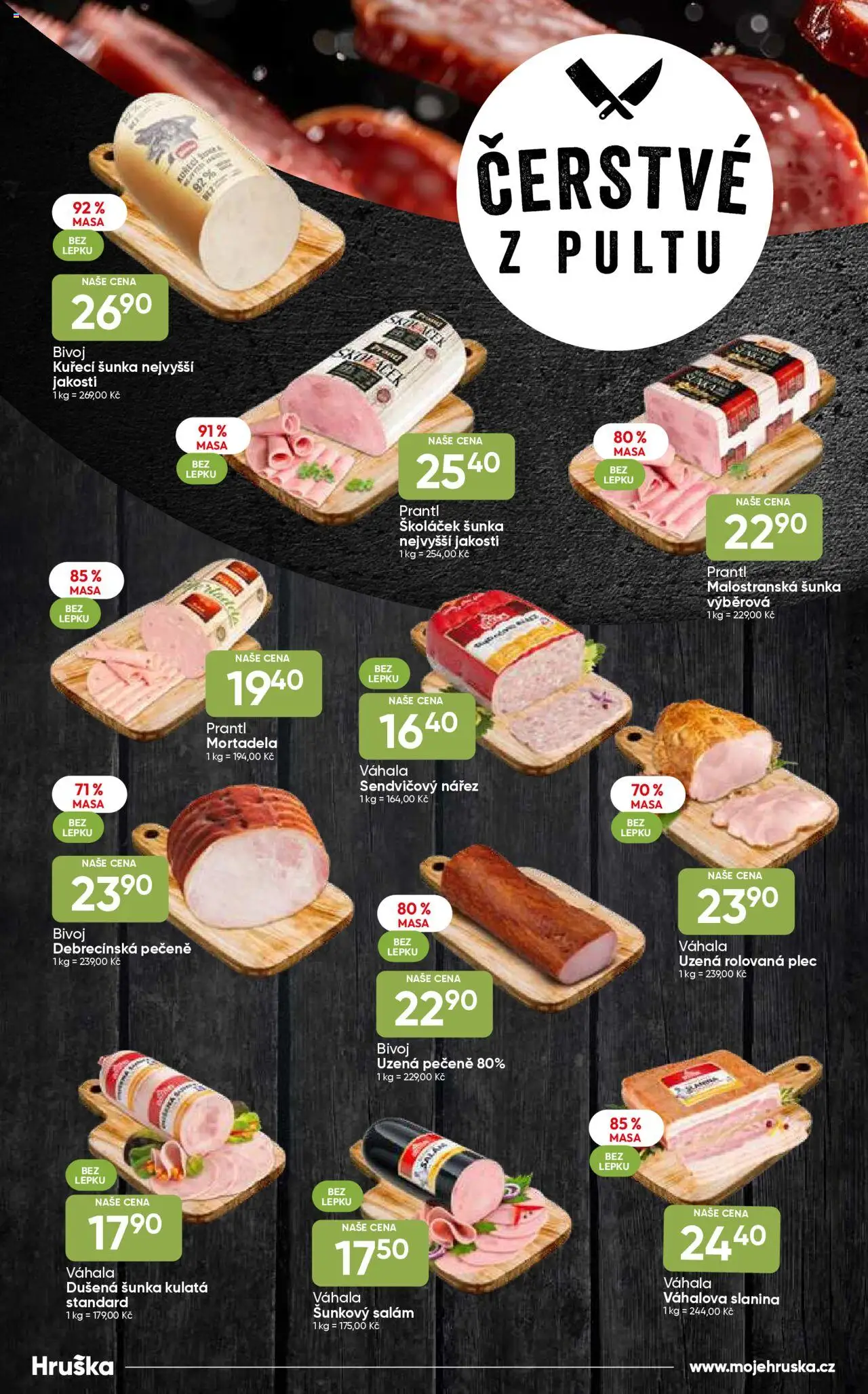 Hruška katalog od 17.09.2025 | Strana: 6 | Produkty: Salám, Šunka, Šunkový salám, Slanina