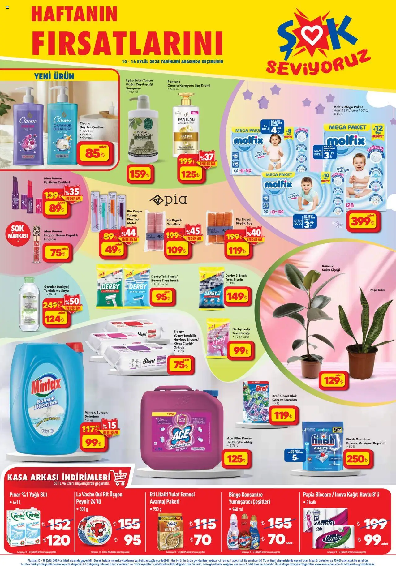 Şok Market Katalog - 10.09.2025 tarihinden itibaren geçerlidir | Sayfa: 2 | Ürünler: Banyo, Duş, Şampuan, Kasa