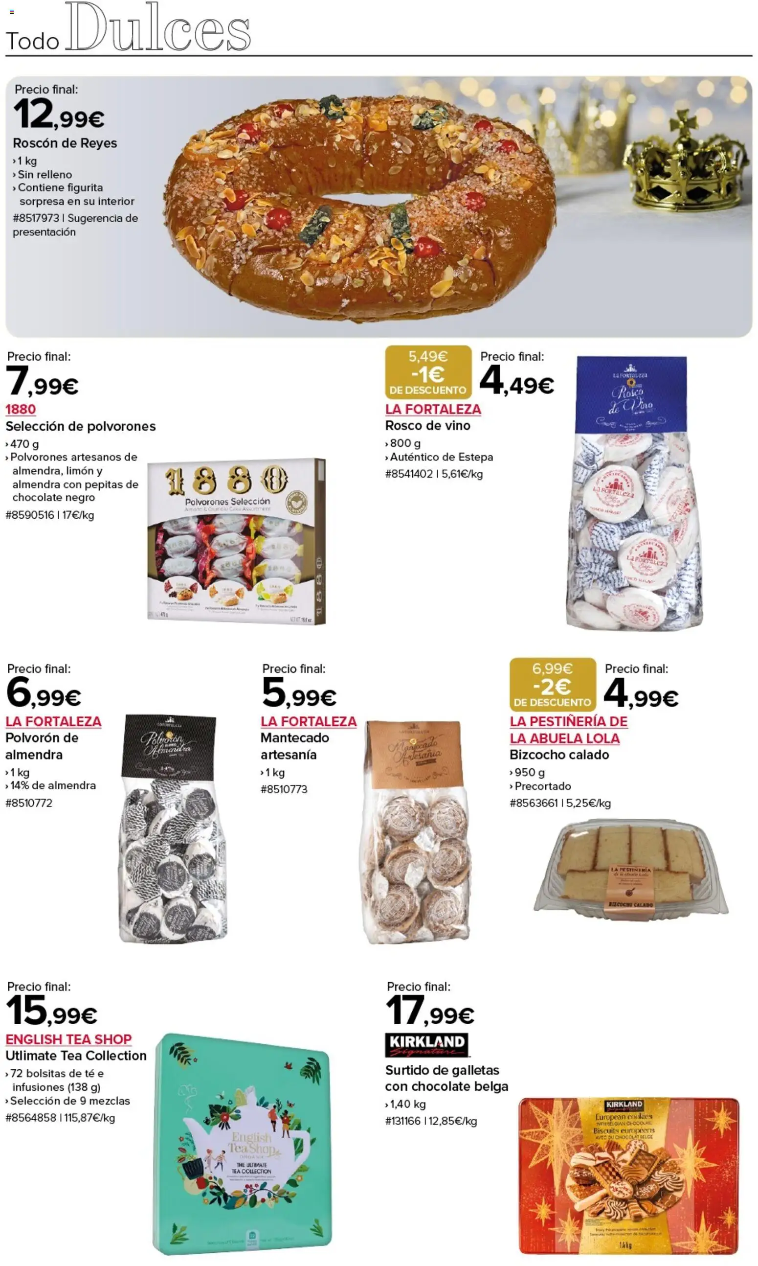Costco catálogo │ válido desde el 23.12.2025 | Página: 6 | Productos: Vino, Té, Galletas, Bizcocho