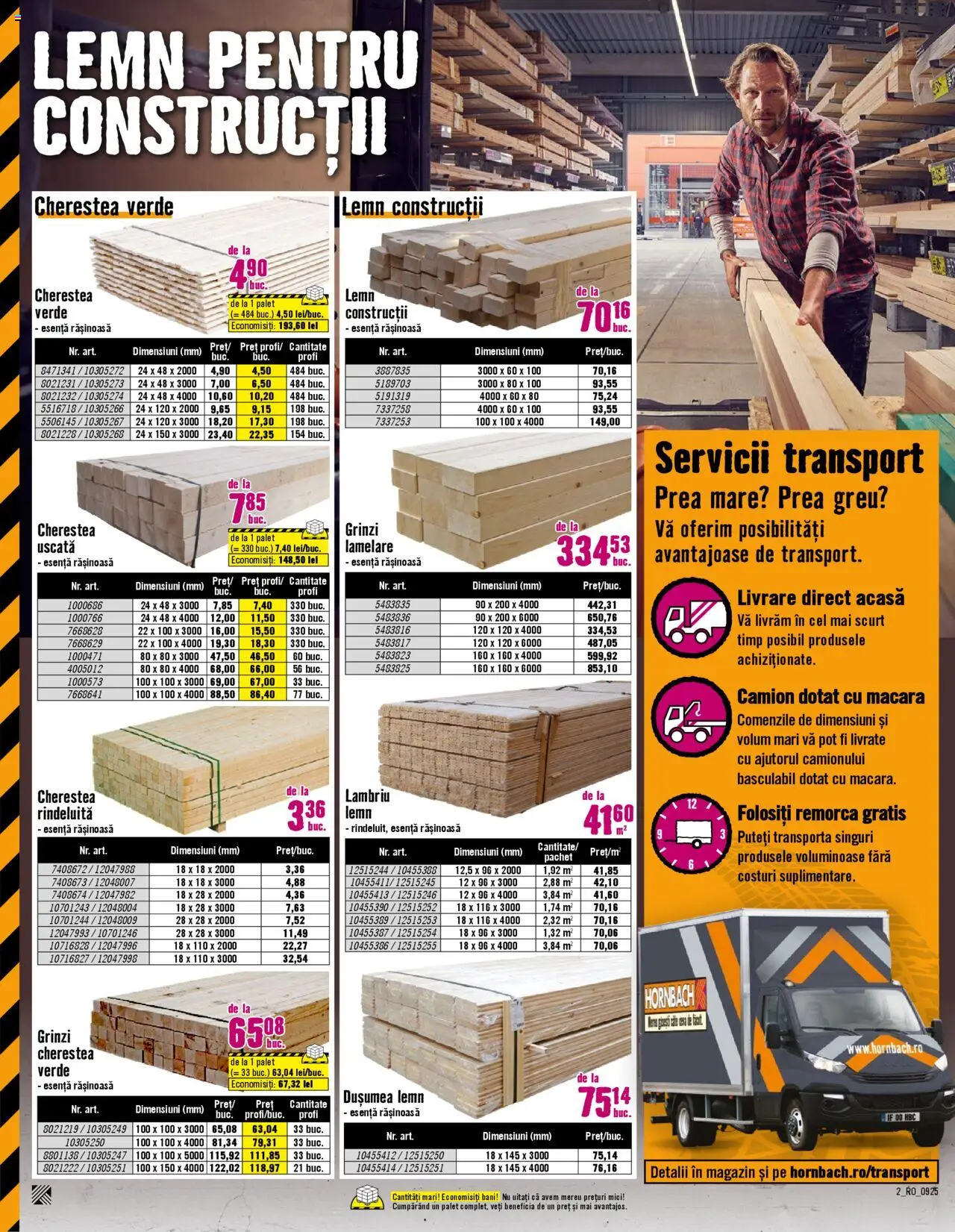 Noul catalog Hornbach – valabil de la 15.09.2025 | Pagină: 2 | Produse: Mici