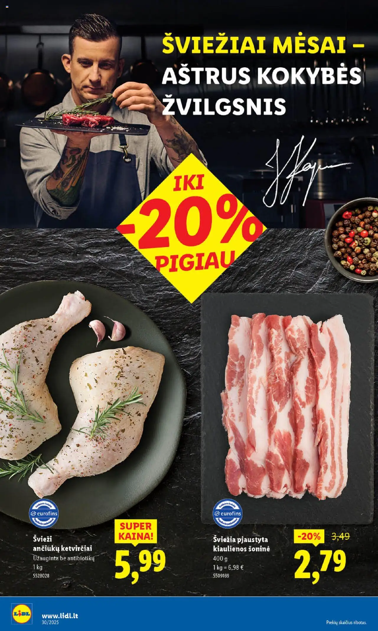LIDL - Leidinys│galioja nuo 24.07.2025 | Puslapis: 18 | Prekių: Kiaulienos