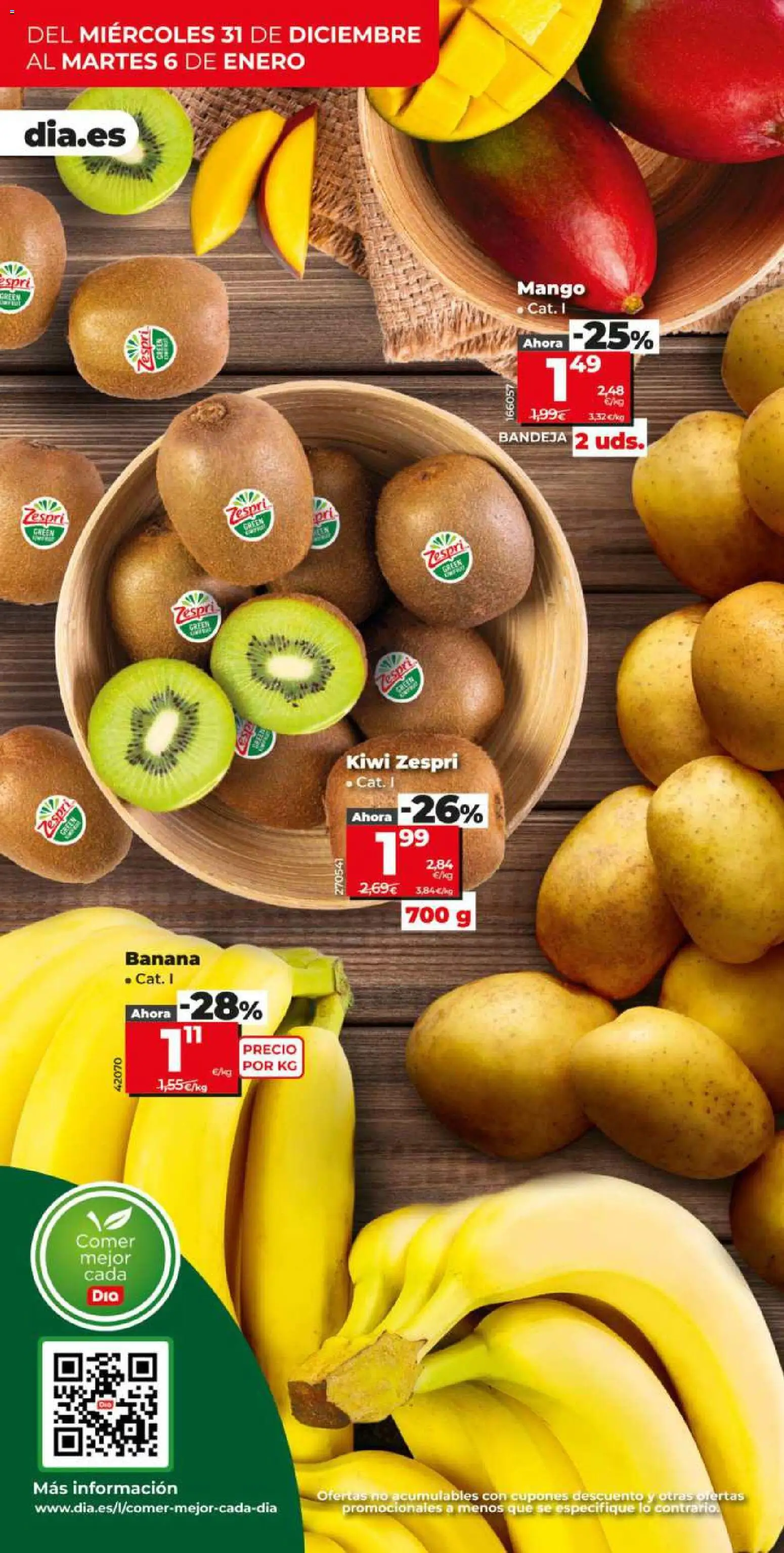 Dia - folleto Market │ válido desde el 31.12.2025 | Página: 4 | Productos: Kiwi, Ρούτερ, Bandeja