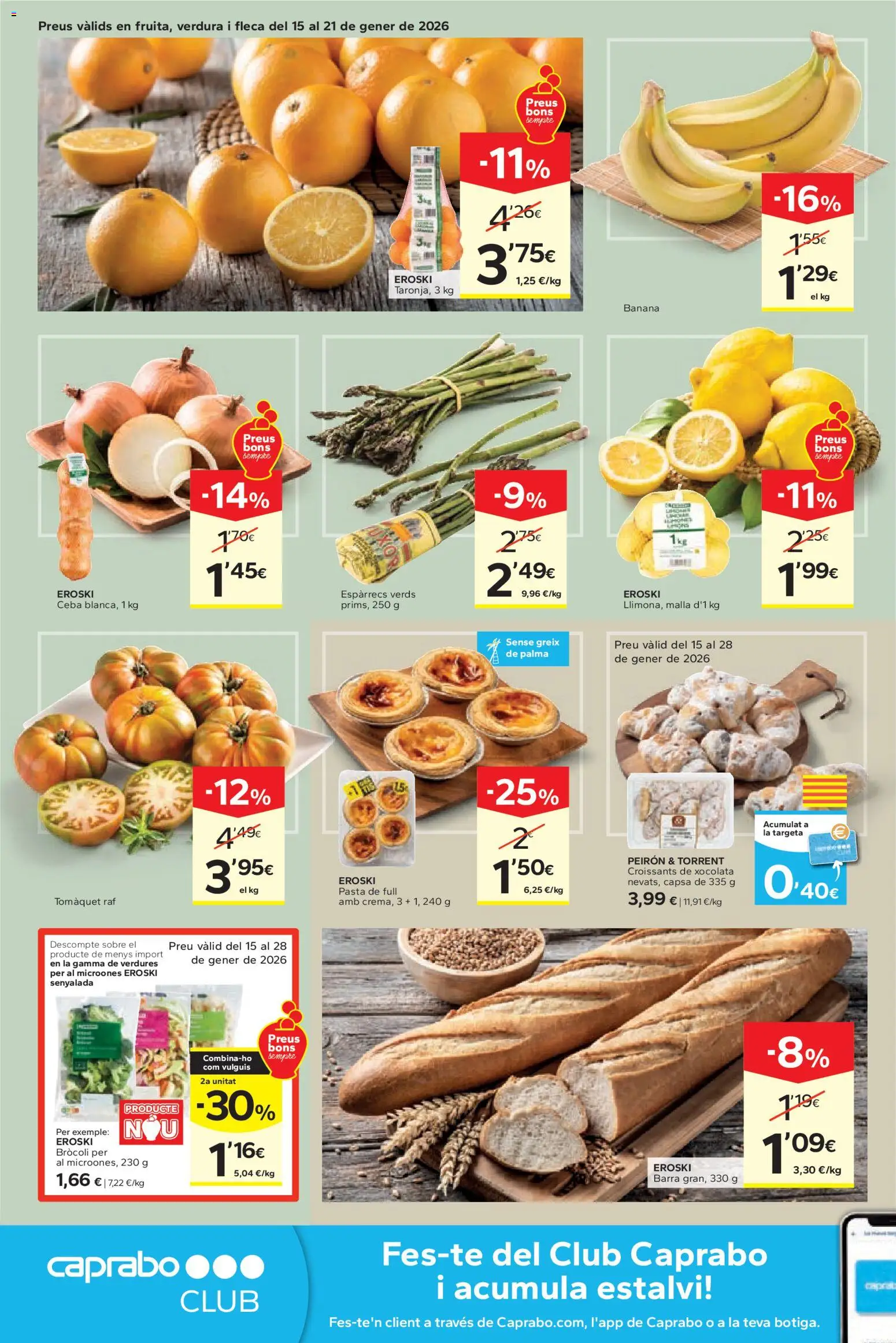 Caprabo folleto │ válido desde el 15.01.2026 | Página: 4 | Productos: Pasta