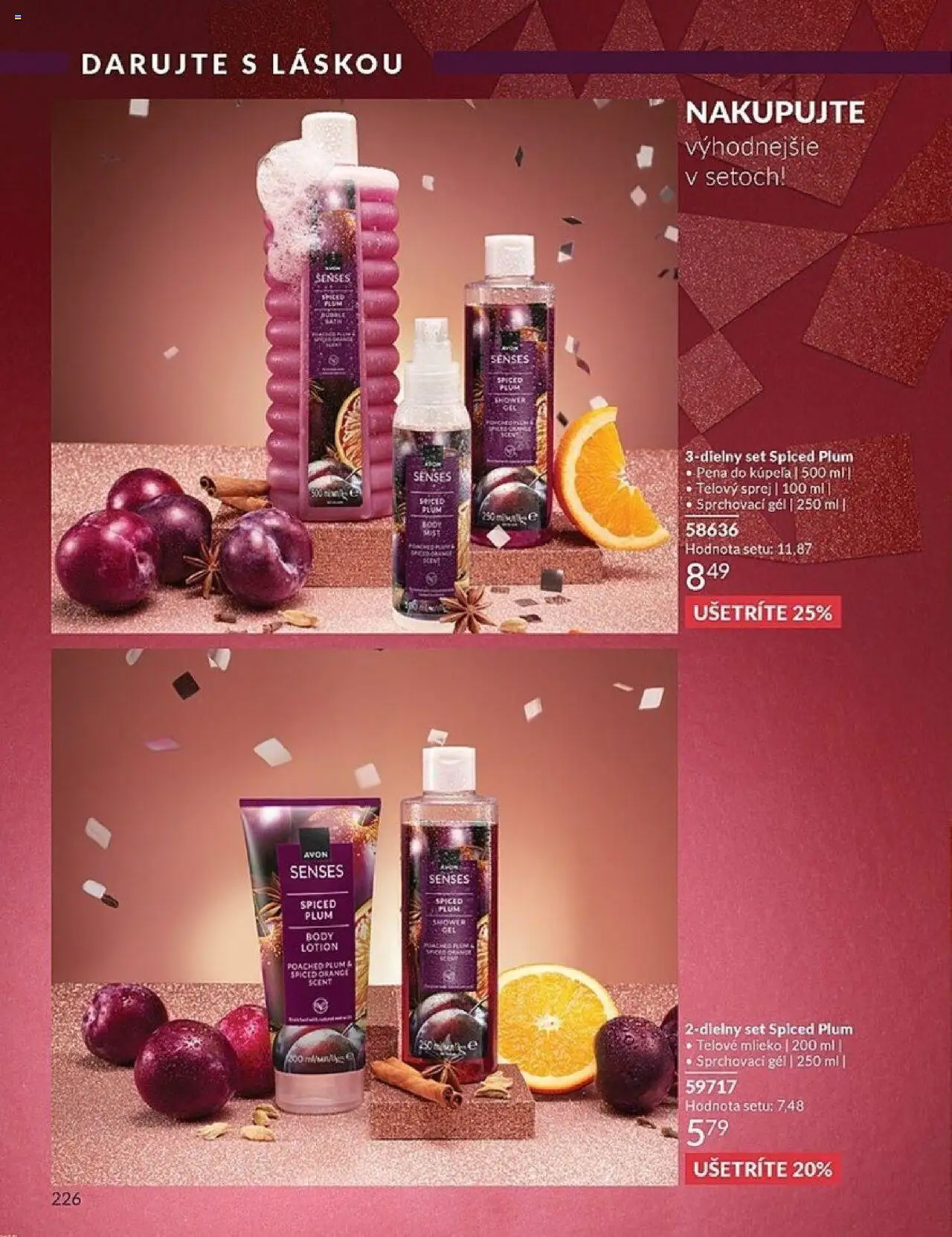 Nové Avon akcie – leták je platný od 01.10.2025 | Strana: 226 | Produkty: Mlieko, Telové mlieko, Pena do kúpeľa