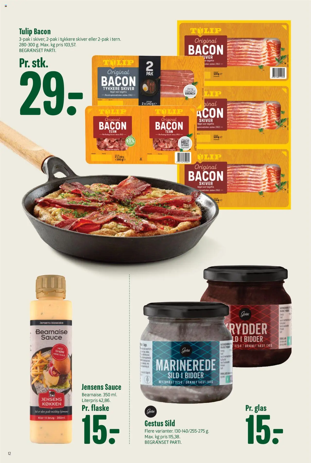 Min Købmand tilbudsavis – gyldig fra 05.09.2025 | Side: 12 | Produkter: Smør, Sild, Bacon