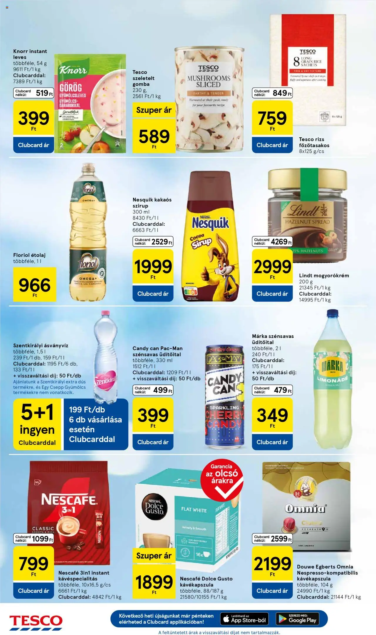 Tesco akciós ujság - amely érvényes a következő dátumtól: 28.08.2025 | Oldal: 24 | Termékek: Nescafé, Gyümölcs, Ásványvíz, Rizs