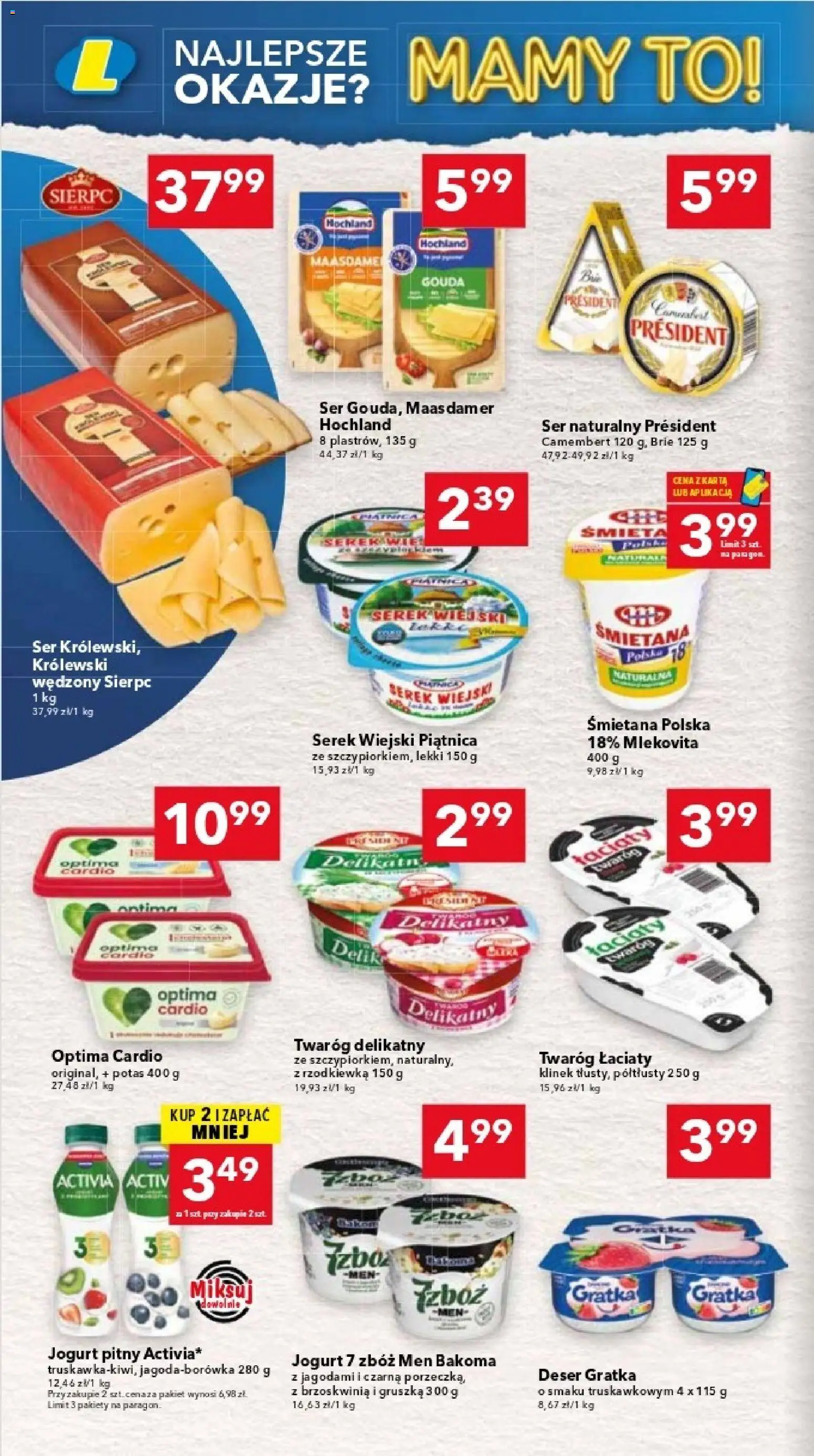 Lewiatan gazetka - Warszawa od 29.01.2026 | Strona: 4 | Produkty: Brzoskwinia, Gruszka, Jogurt pitny, Camembert