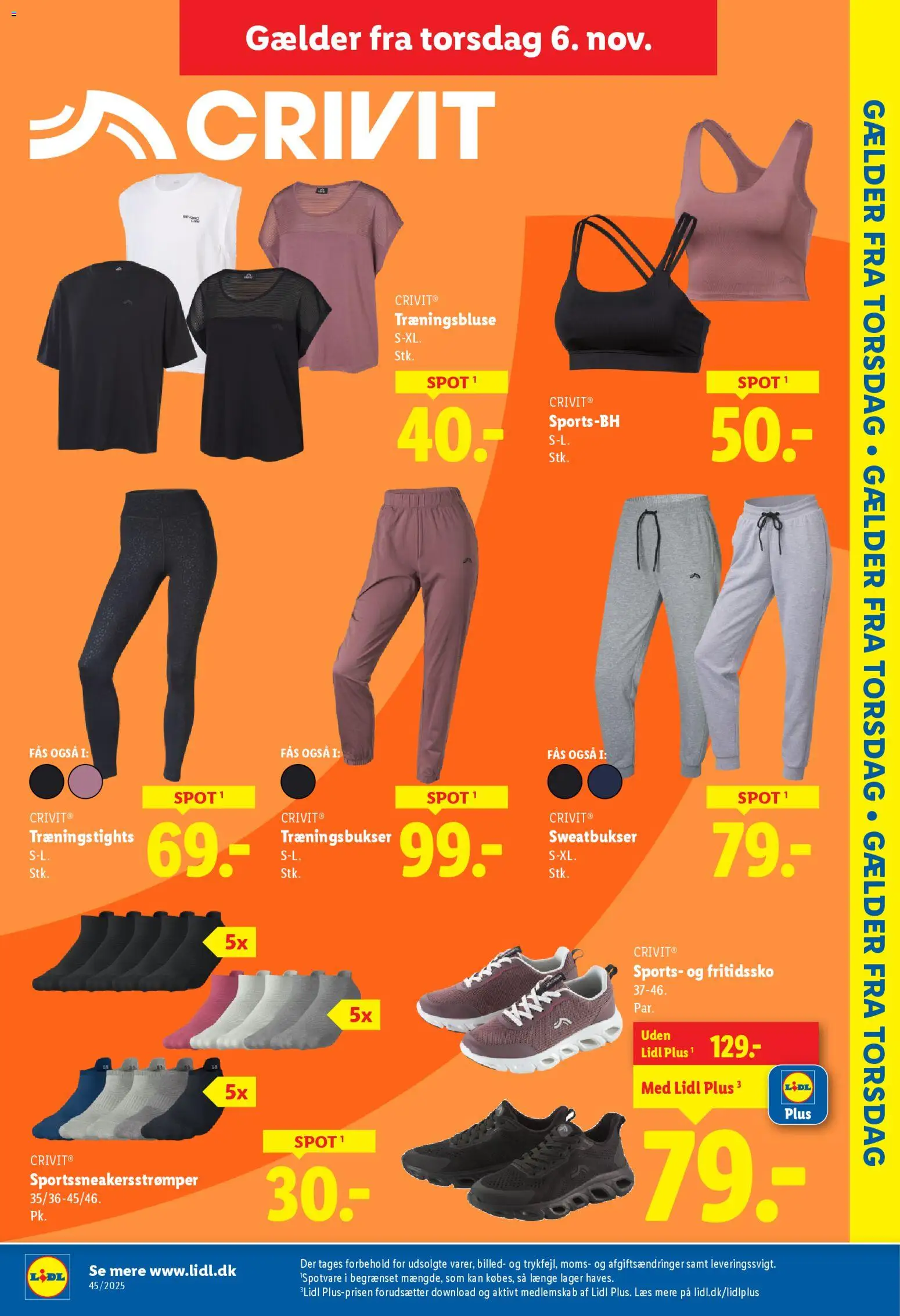 Lidl tilbudsavis – gyldig fra 06.11.2025 | Side: 9 | Produkter: Søm, Sweatbukser