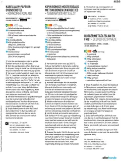 BURGER MET COLESLAW EN FRIET + GESTOOFDE SPINAZIE, Burger with coleslaw and fries + stewed spinach - Voorbeeld van een folder van Albert Heijn, geldig van 31.12.2025 | Pagina: 73