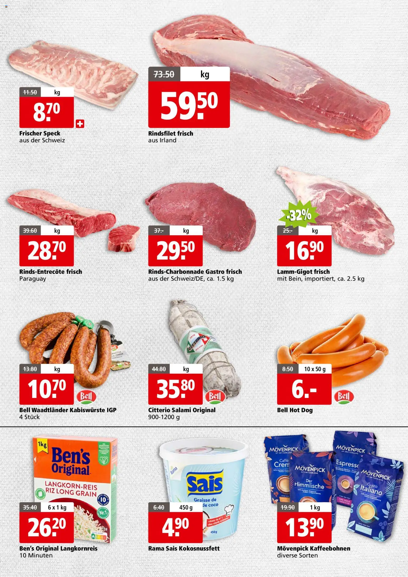Aligro Aktionen Business Chavannes, Matran, Genf, Sitten – gültig ab 26.12.2025 | Seite: 3 | Produkte: Salami