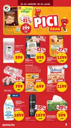 PICK FRESH CORNER HOT-DOG KOLBÁSZ, 2-féle, 300 g - amely érvényes a következő dátumtól: 16.04.2026 | Oldal: 10