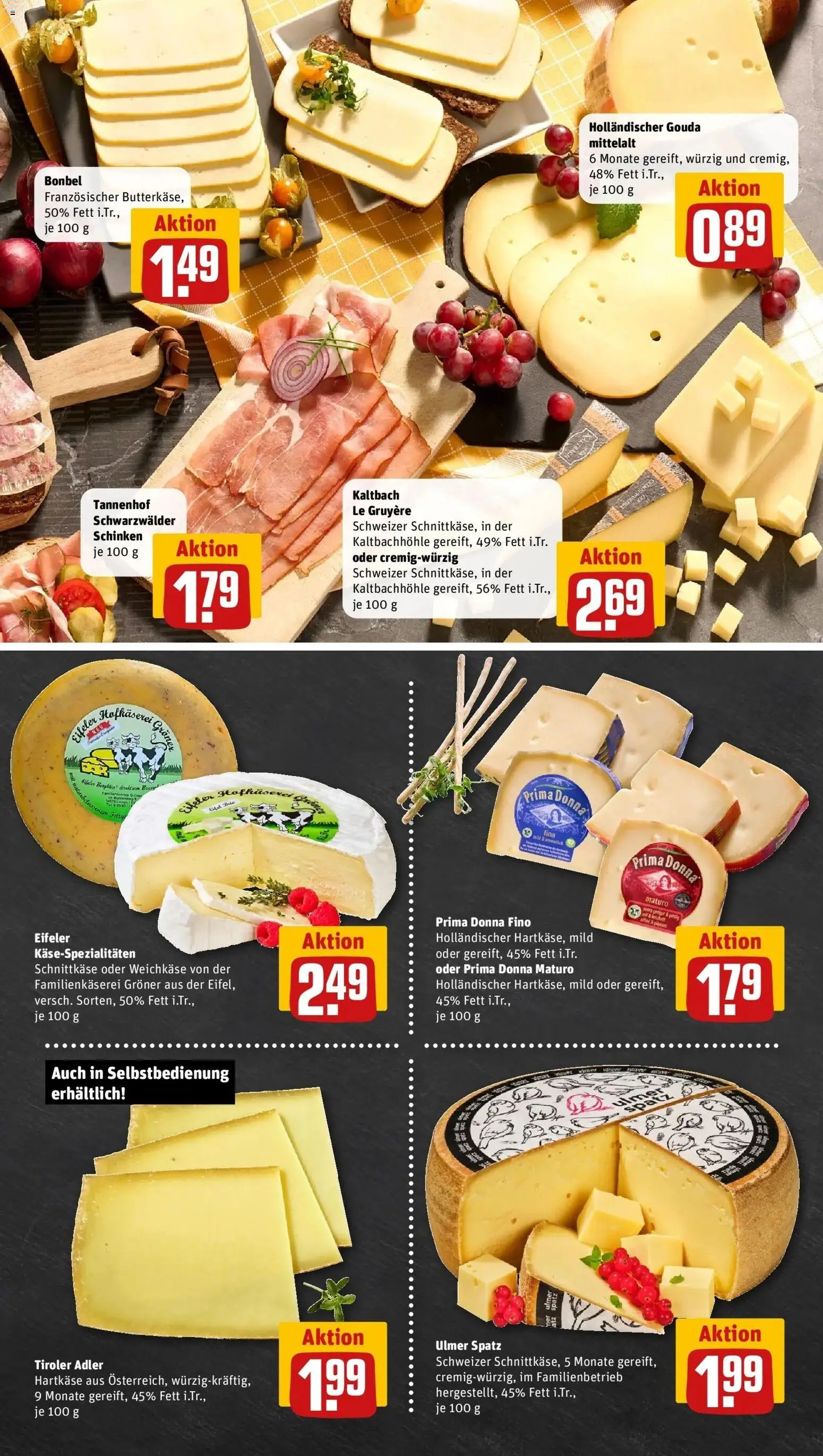 Rewe Prospekt Essen	 – gültig ab 09.03.2026 | Seite: 9 | Produkte: Gouda, Schinken