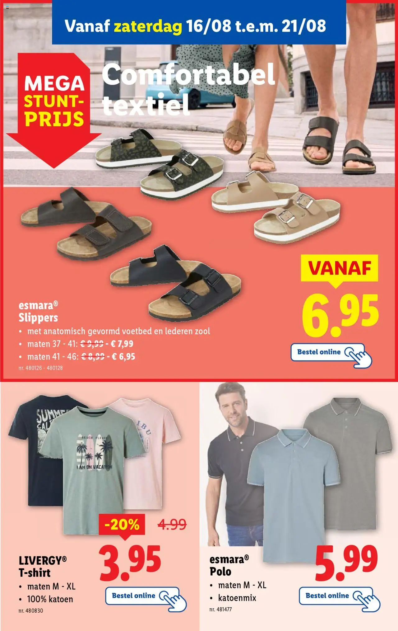  | Pagina: 45 | Producten: Slippers, Shirt