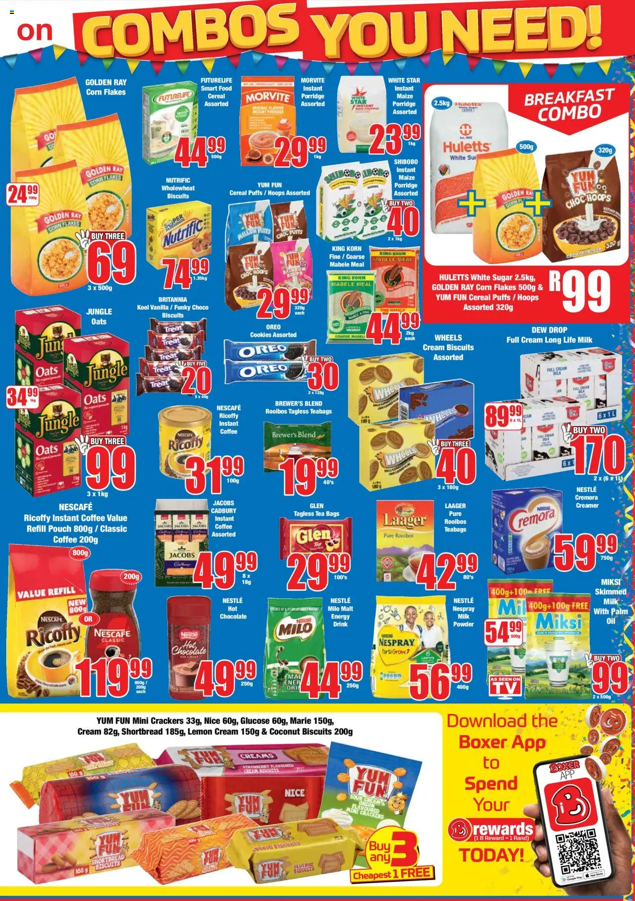Boxer Specials │ valid from 25.08.2025 | Page: 5 | Products: Biscuits, Coffee, Cream, Sugar