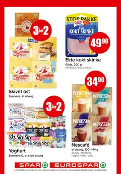 Forhåndsvisning av Synnøve Protein Yoghurt, Yoghurt gyldig fra 27.04.2026 | Side: 10