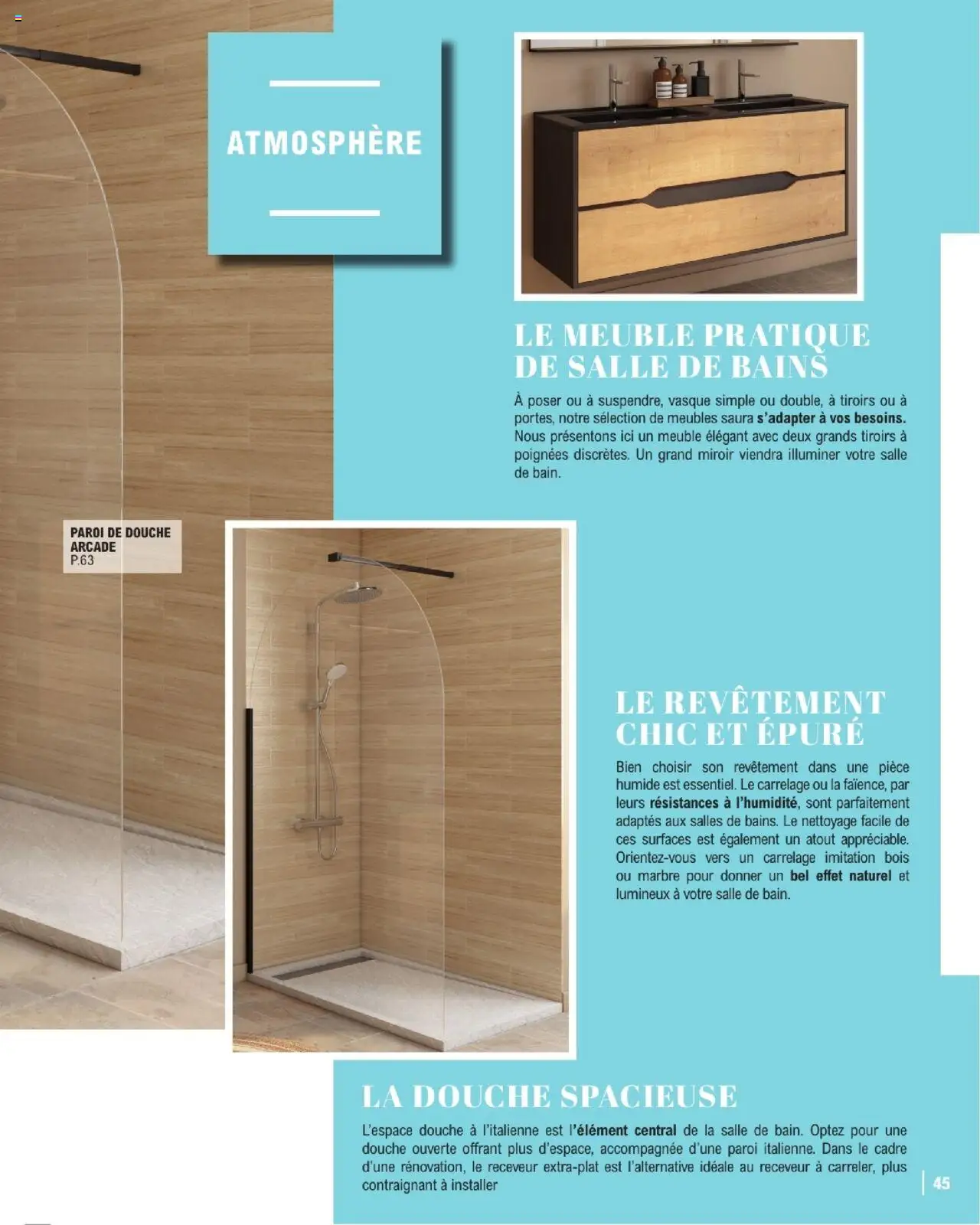 {H1} | Page: 45 | Produits: Meuble, Poignées, Miroir, Cadre