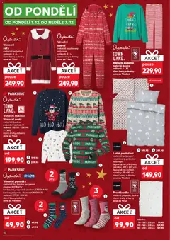 Náhled letáku Ložní povlečení, materiál: polyester/ recyklovaný polyester, obsahuje:, 1x povlak na přikrývku, rozměry: 140 x 200 cm, 1x povlak na polštář, rozměry: 70 x 90 cm, různé barvy a dezény, cena za 1 balení od 26.11.2025 | Strana: 10