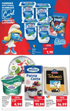 Noul catalog Kaufland – valabil de la 03.09.2025 | Pagină: 34 | Produse: Lapte, Brânză, Iaurt, Smântână