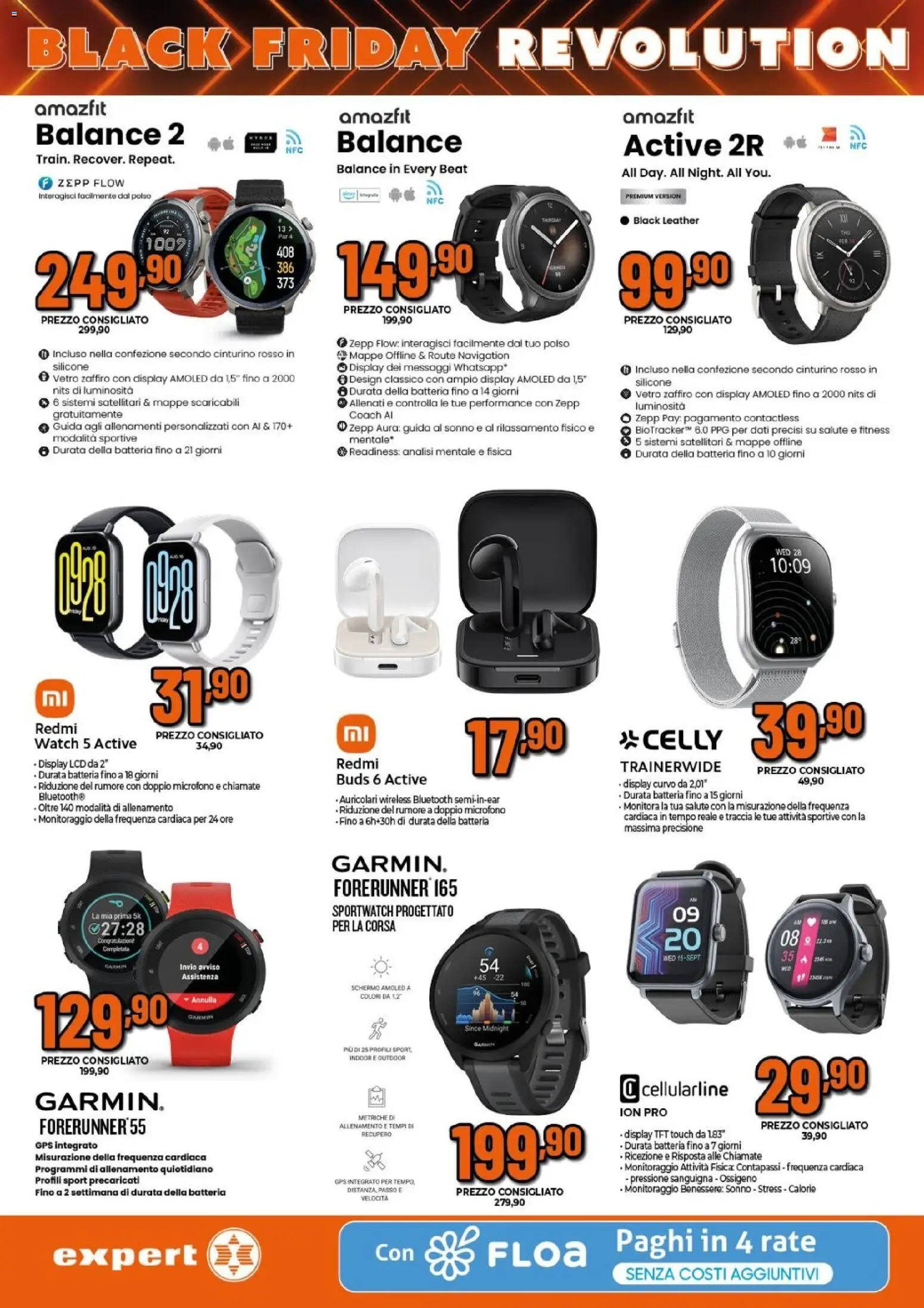 Volantino Expert del 24.11.2025 | Pagina: 6 | Prodotti: Auricolari, Microfono, Silicone, Batteria