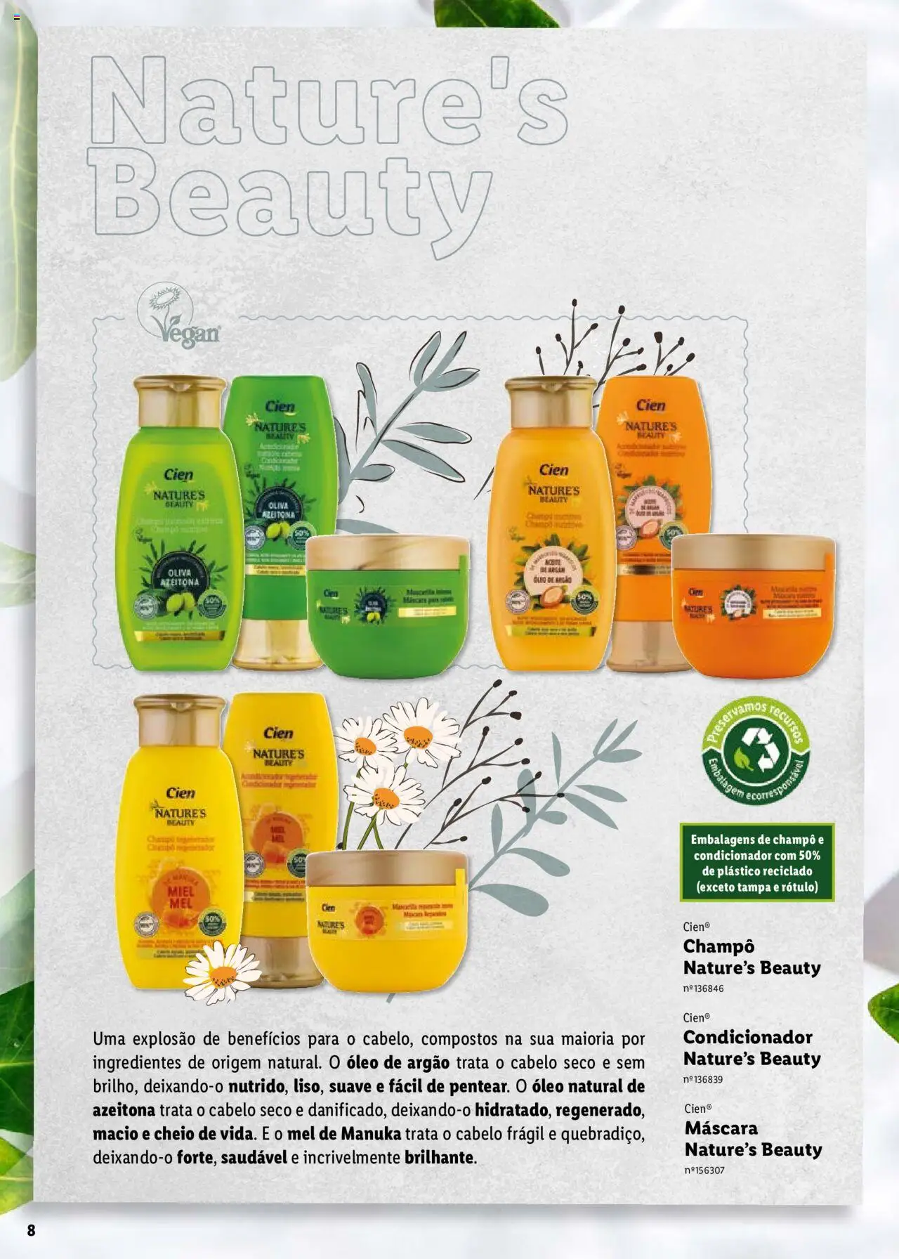 Lidl Cien - Beleza Inteligente │ válido de 26.02.2024 | Página: 8 | Produtos: Condicionador, Óleo, Mel