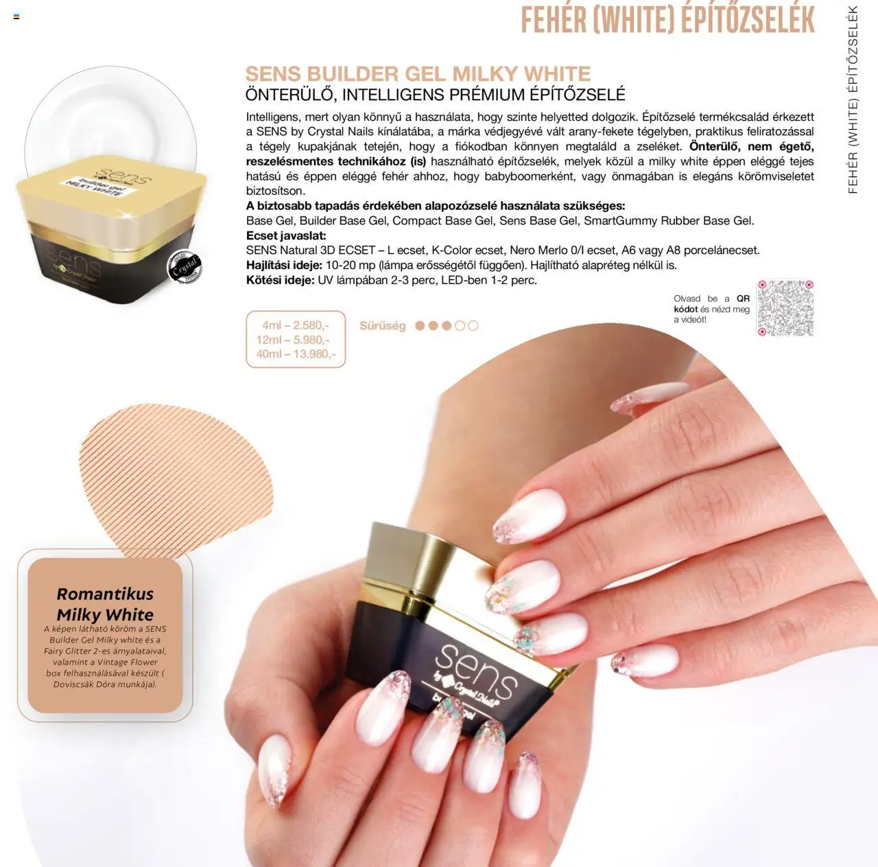 Crystal Nails akciós ujság - amely érvényes a következő dátumtól: 01.01.2024 | Oldal: 25 | Termékek: Lámpa, Ecset