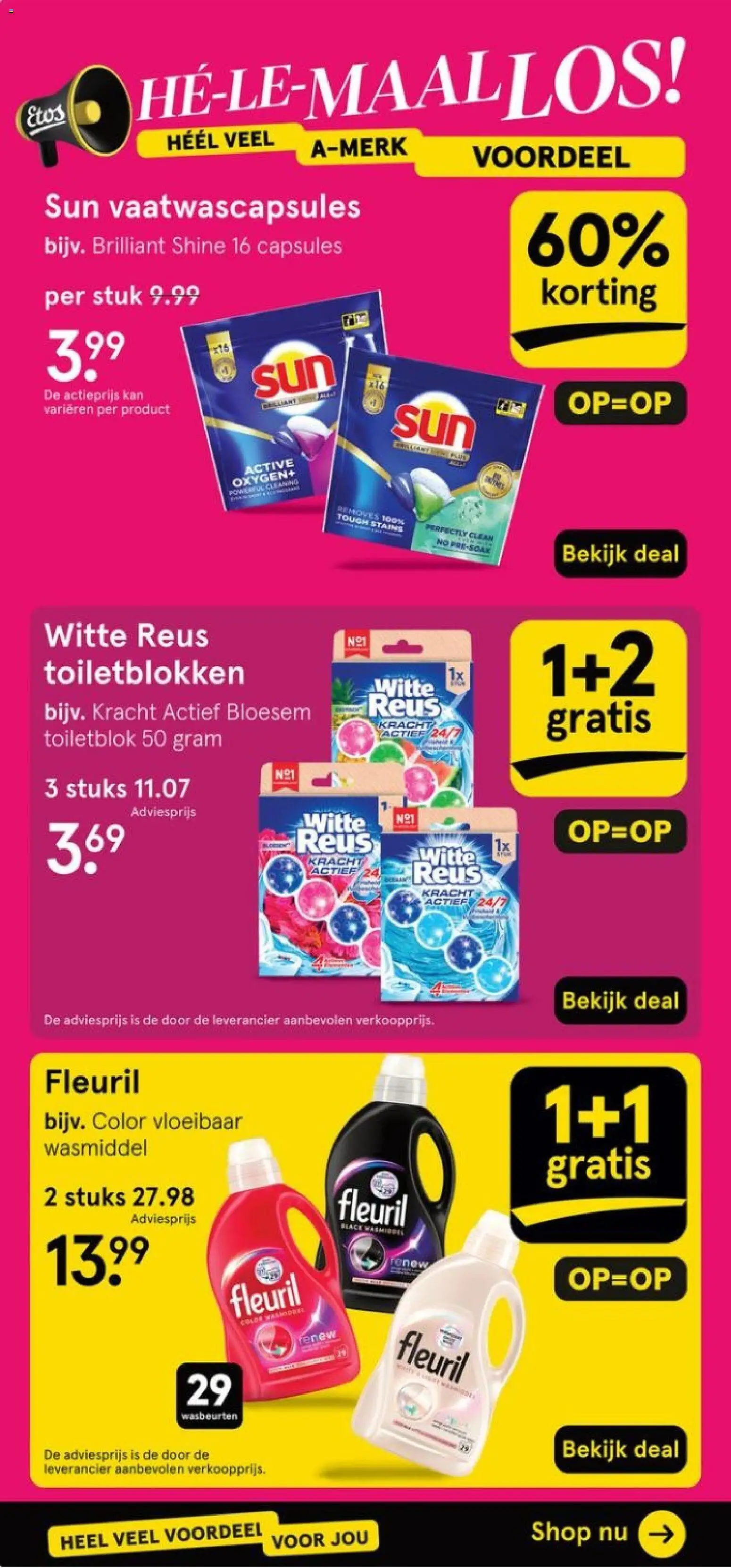 {H1} | Pagina: 18 | Producten: Wasmiddel, Kan, Toilet