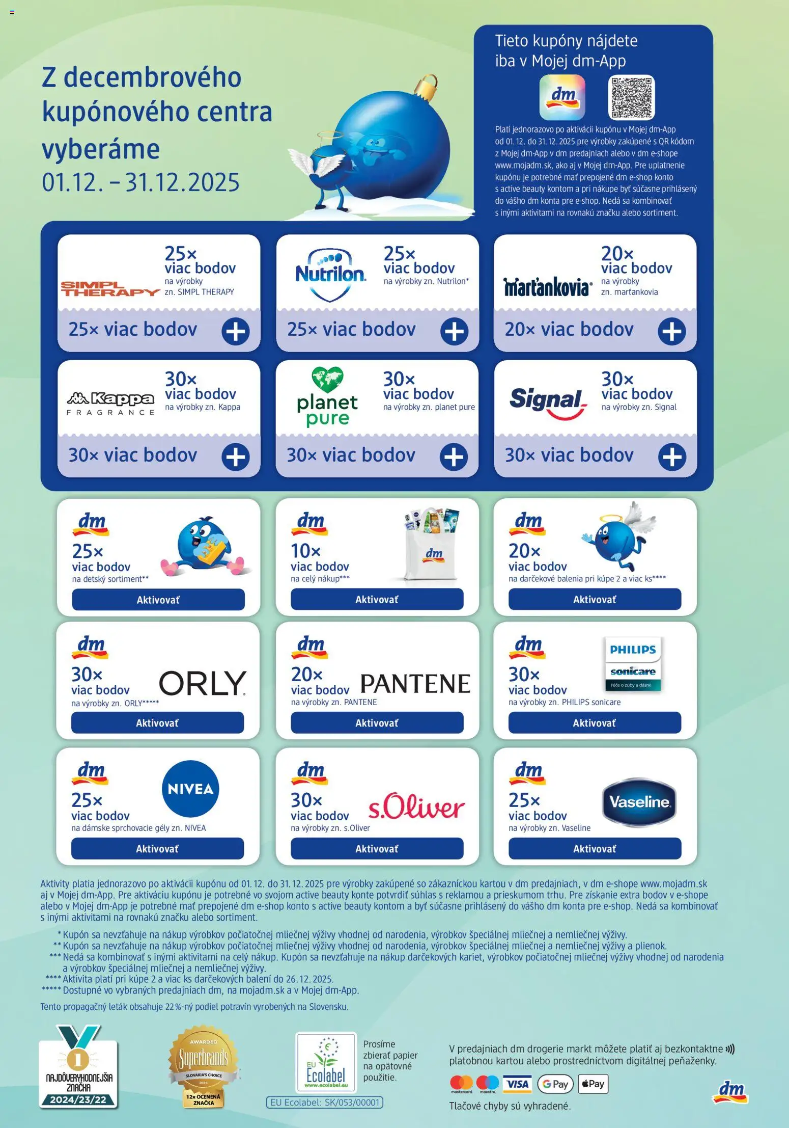 Nové dm drogerie akcie – leták je platný od 01.12.2025 | Strana: 32