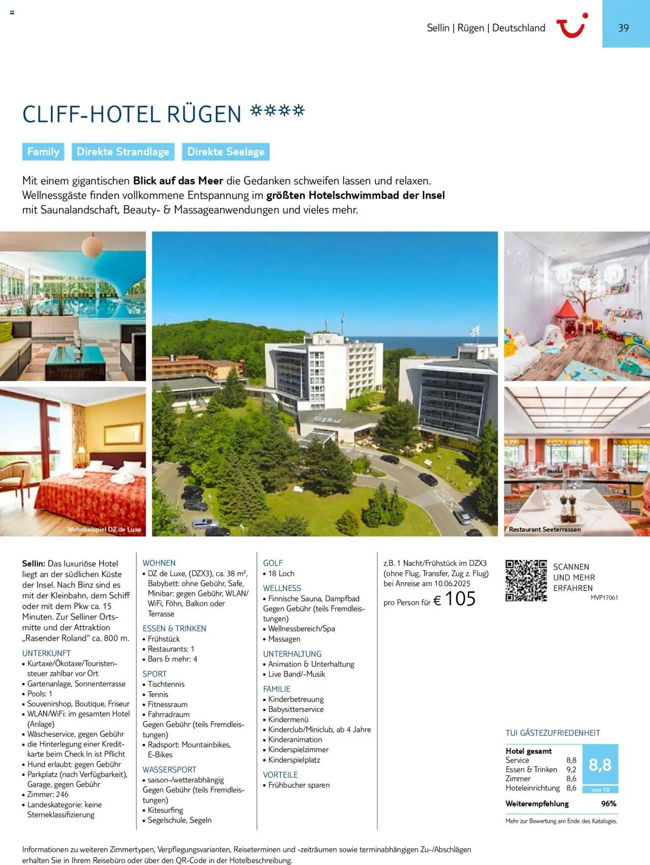 TUI Prospekt 	 – gültig ab 01.11.2024 | Seite: 39 | Produkte: Babybett