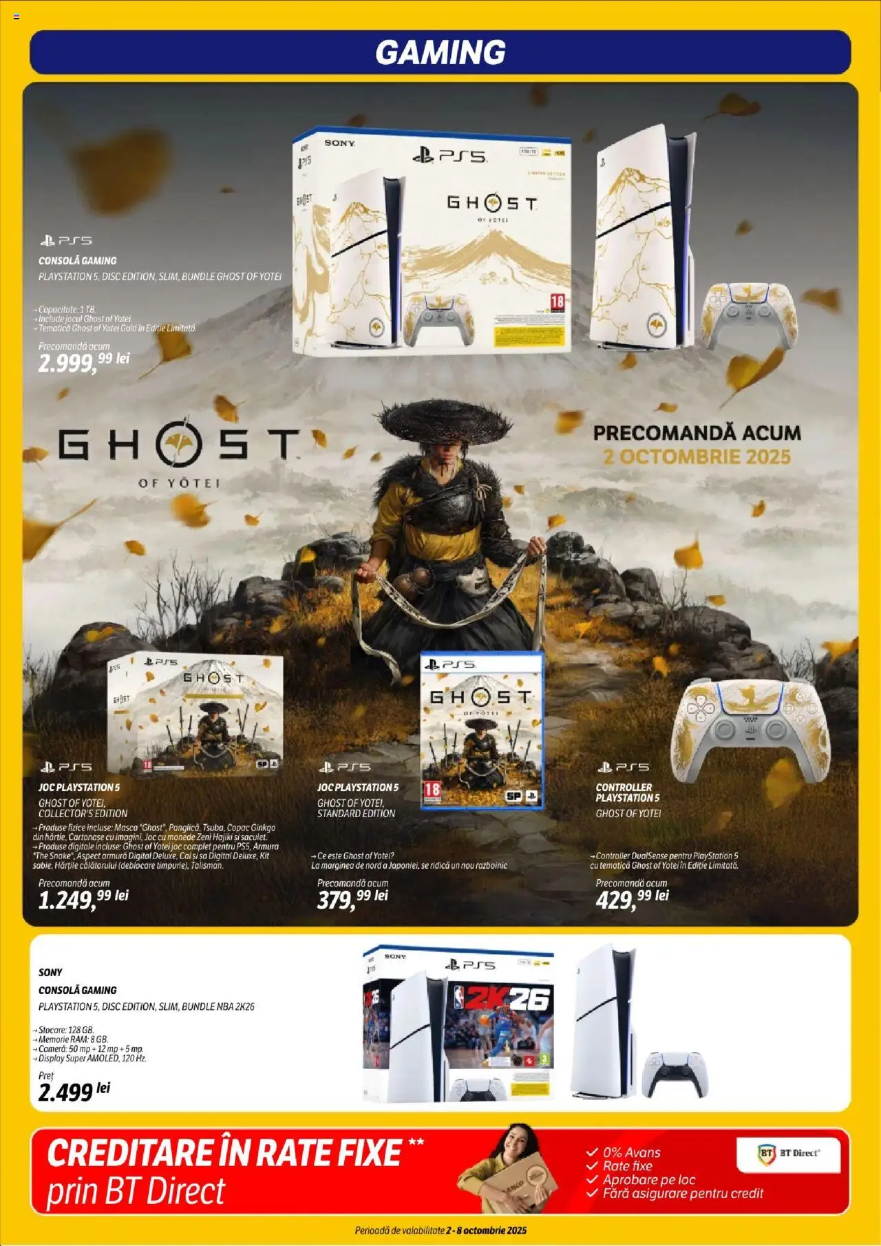 Noul catalog Flanco – valabil de la 02.10.2025 | Pagină: 16 | Produse: Memorie, Cameră, Joc, Disc