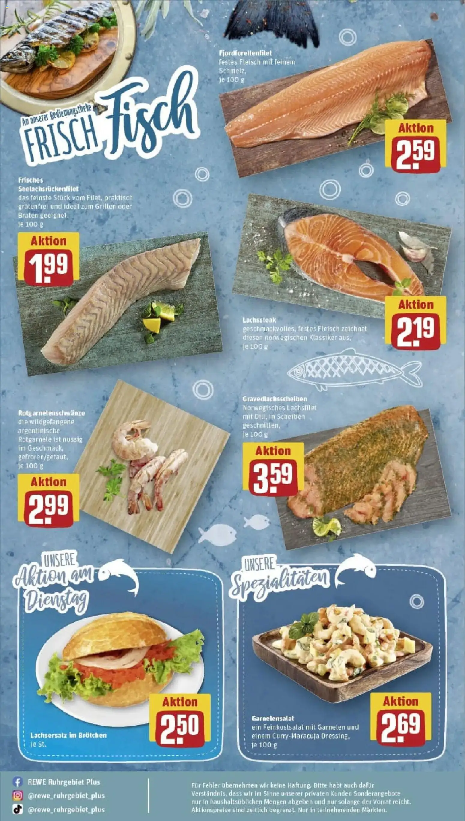 Rewe prospekt Recklinghausen	 – gültig ab 10.11.2025 | Seite: 30 | Produkte: Dressing, Garnelen, Fisch, Fleisch