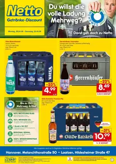 Netto Marken-Discount Prospekt Hannover	 ab 20.04.2026 gültig