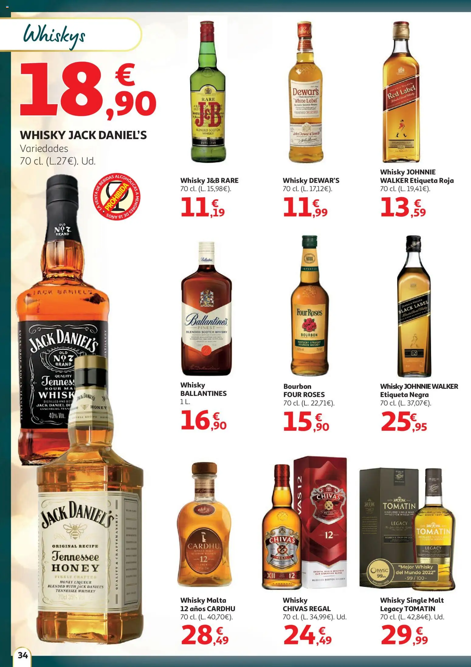 Alcampo - HG catalan │ válido desde el 11.12.2025 | Página: 34 | Productos: Whisky