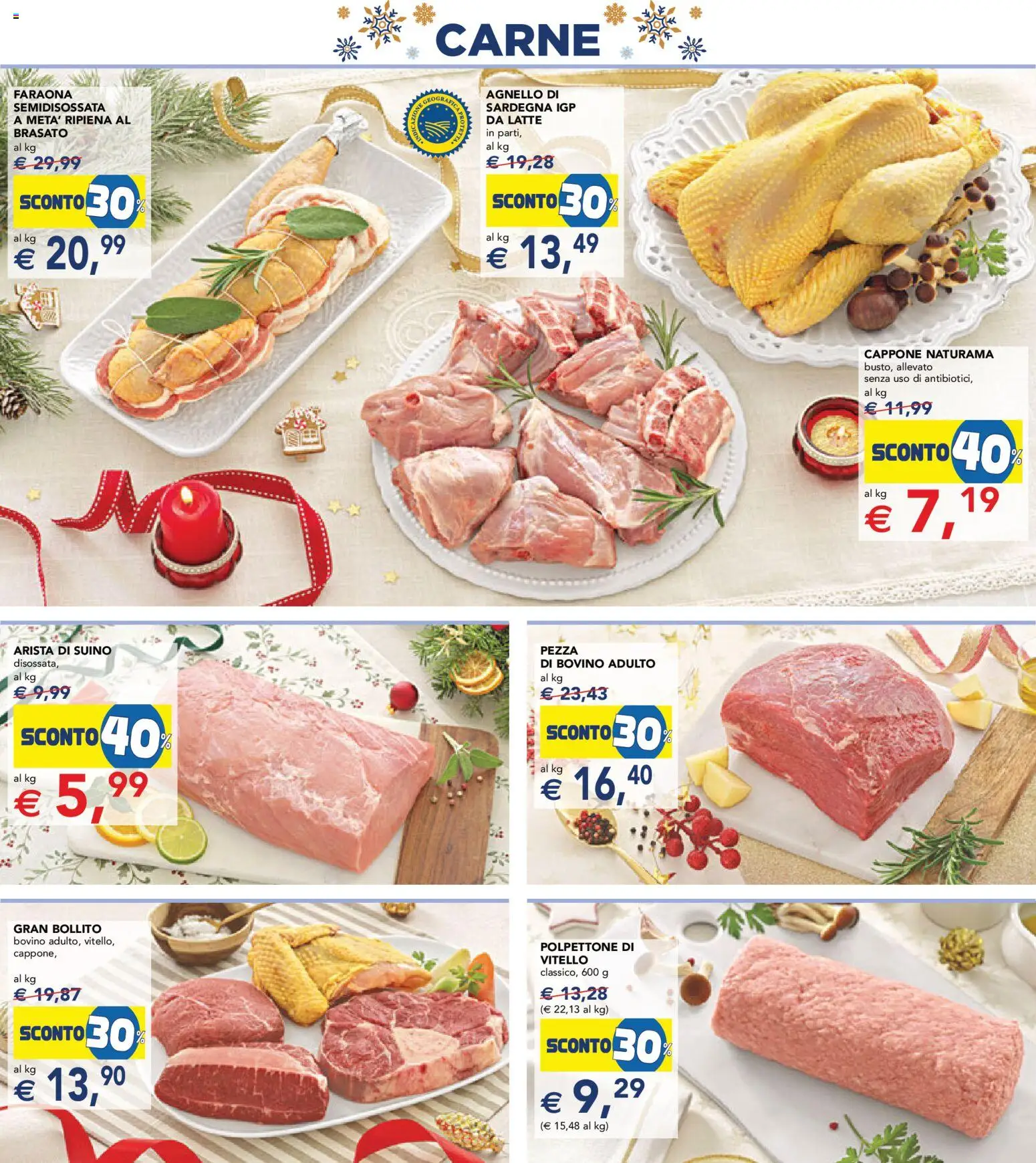 Volantino Esselunga S del 11.12.2025 | Pagina: 5 | Prodotti: Bovino, Suino, Vitello, Agnello