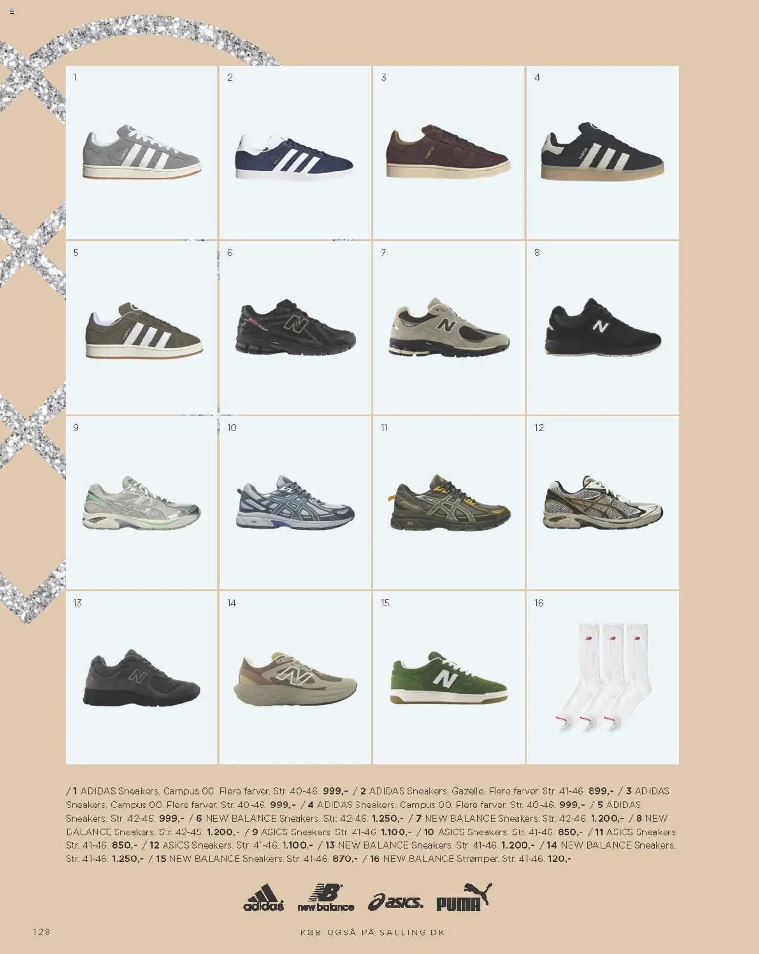 Salling tilbudsavis – gyldig fra 01.11.2025 | Side: 128 | Produkter: Sneakers