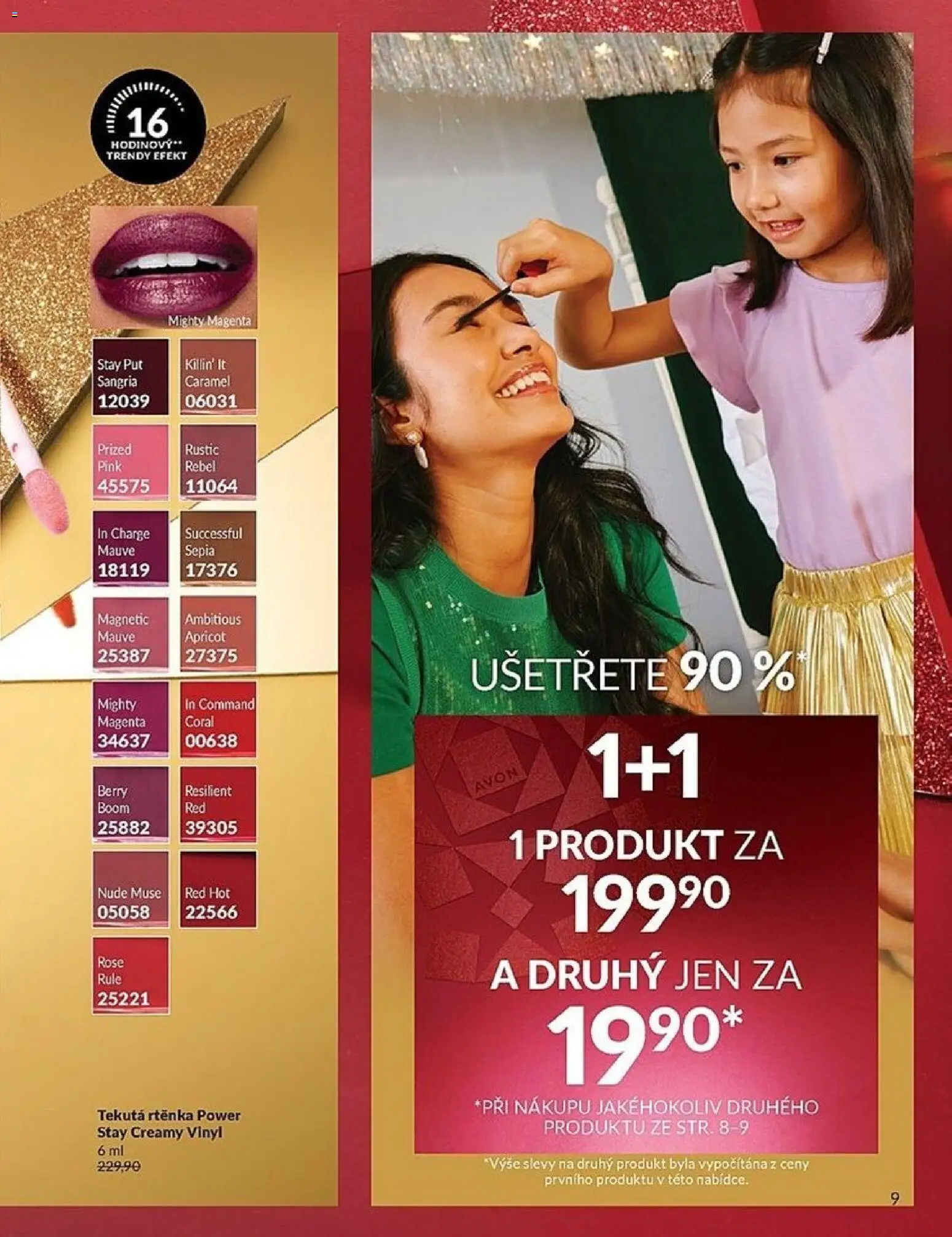 Avon katalog 12/2025 od 01.12.2025 | Strana: 9 | Produkty: Sangria, Rtěnka