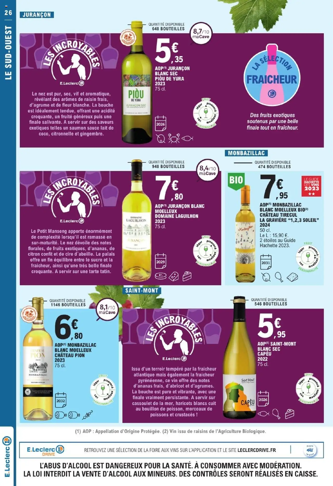 | Page: 26 | Produits: Mais, Citronnelle, Lait, Vin