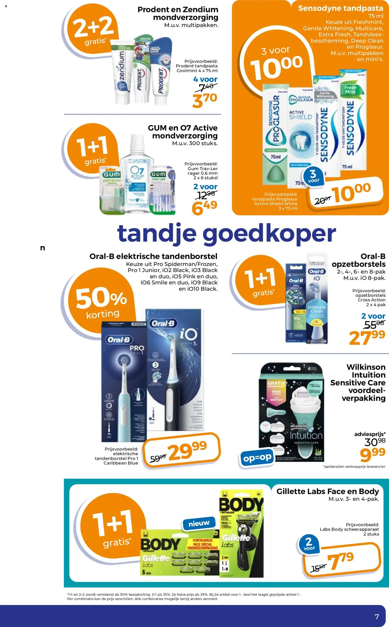 {H1} | Pagina: 7 | Producten: Tandpasta, Tandenborstel, Kan, Scheerapparaat