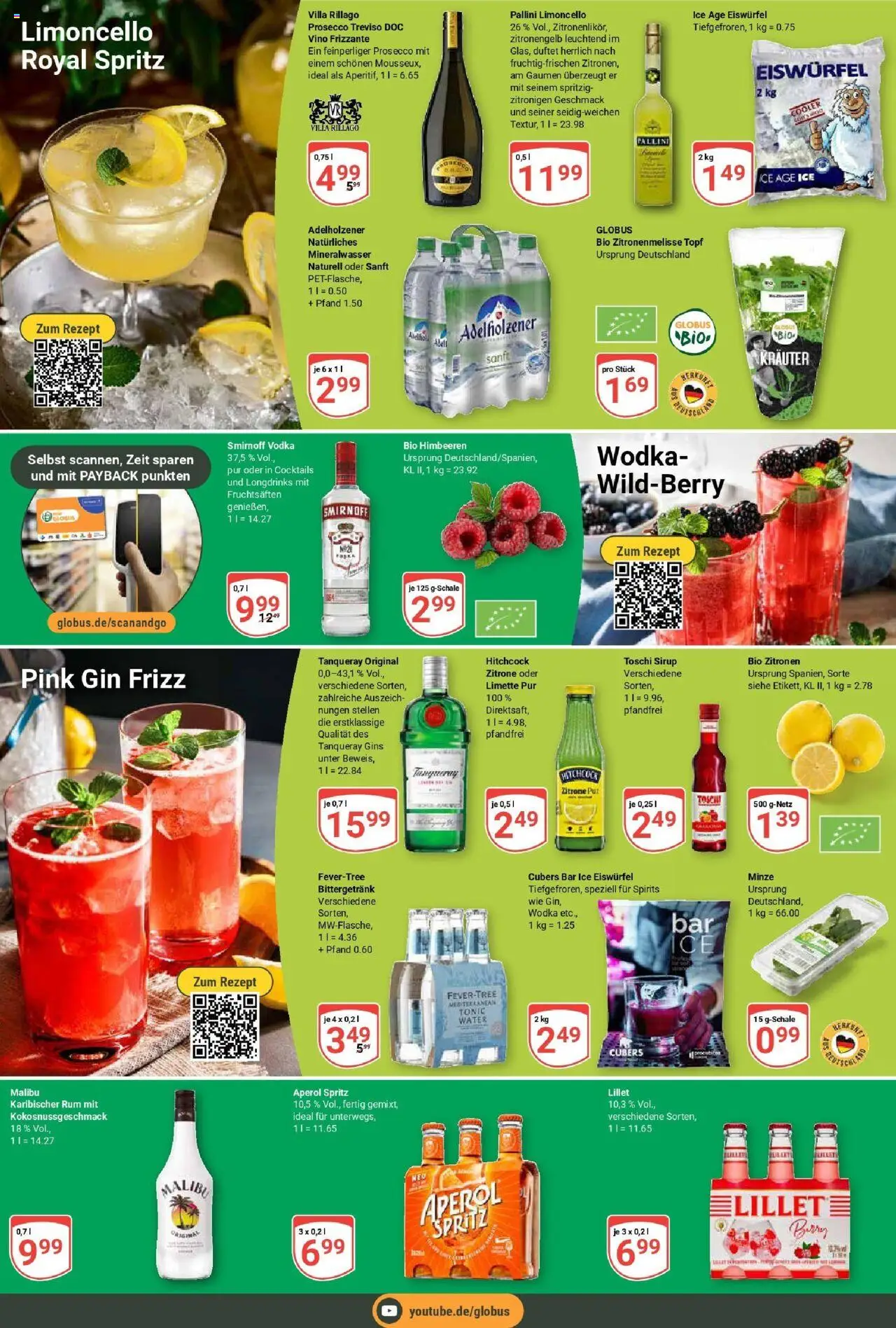 Globus prospekt Schwandorf	 - gültig ab dem 29.06.2025 | Seite: 18 | Produkte: Rum, Sirup, Vodka, Wodka