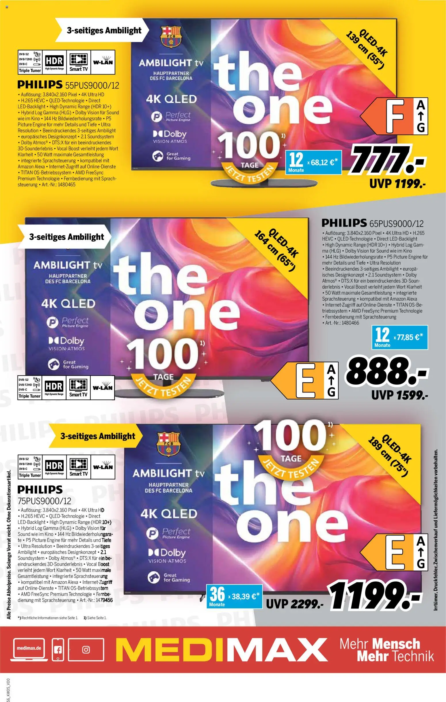 Medimax Prospekt 	 – gültig ab 24.01.2026 | Seite: 6 | Produkte: Philips, Smart TV, Soundsystem, TV