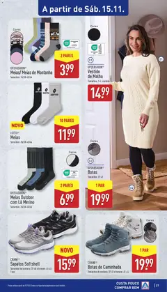 Pré-visualização Aldi folheto válido de 10.11.2025 | Página: 27 | Produtos: Botas, Vestido, Sapatos, Meias