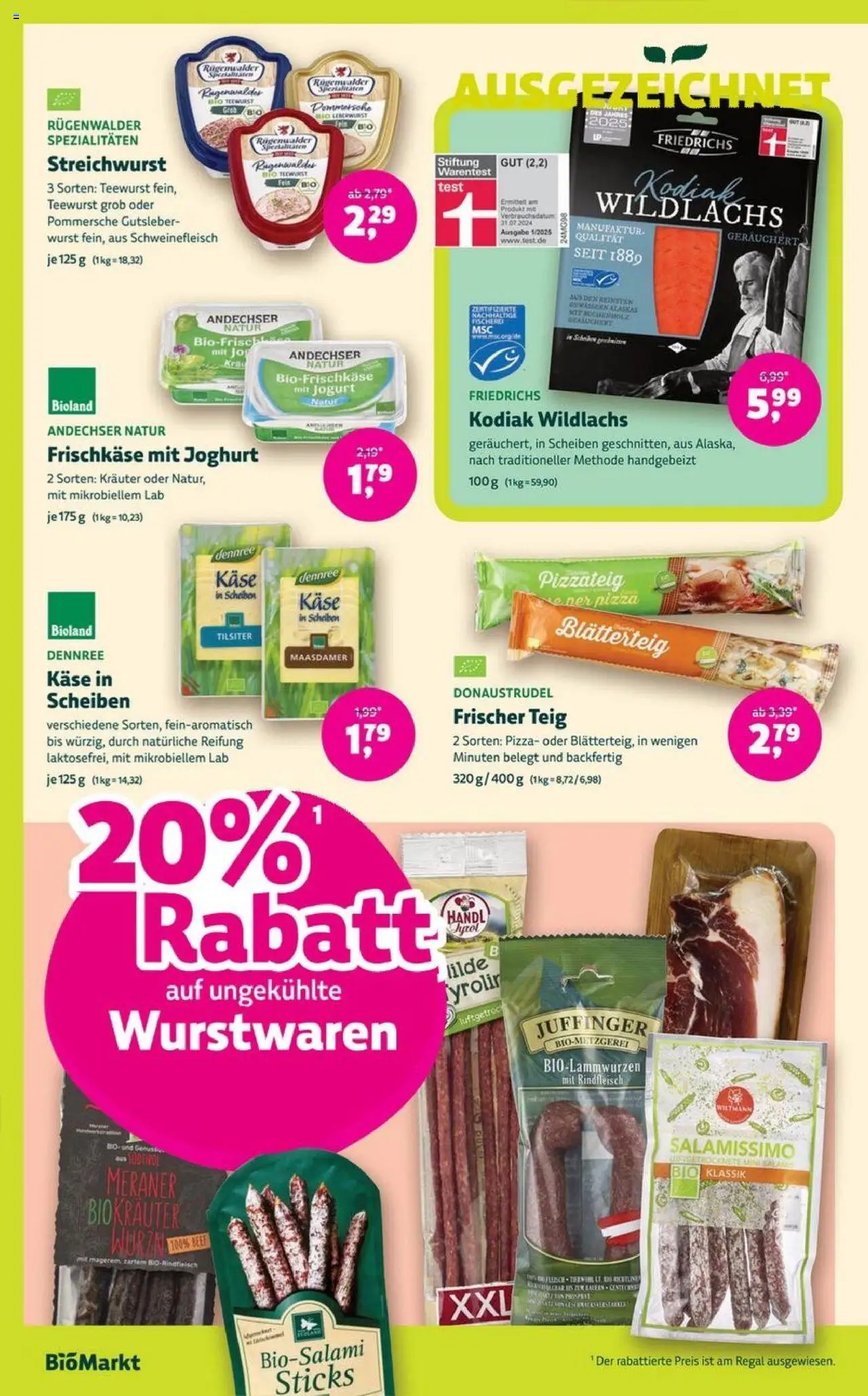 Denns BioMarkt Angebote – gültig ab 10.09.2025 | Seite: 4 | Produkte: Joghurt, Regal, Pizza, Schweinefleisch