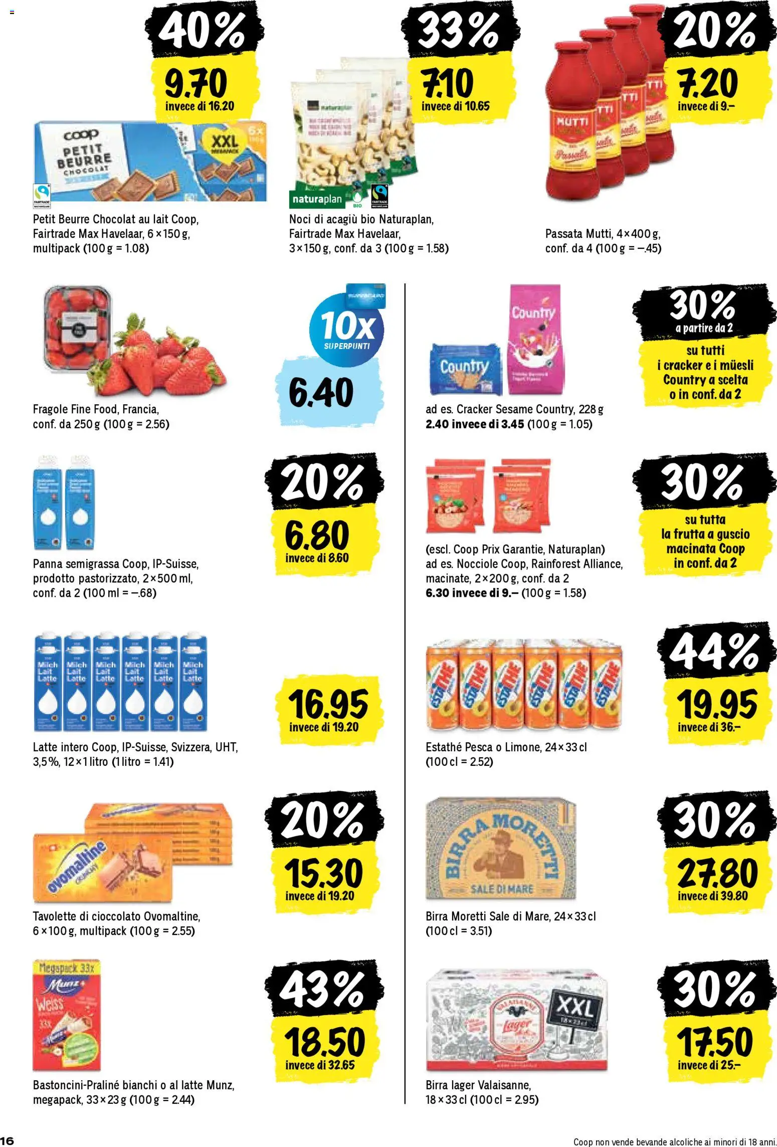 Coop aktionen IT – gültig ab 16.04.2026 | Seite: 16 | Produkte: Milch