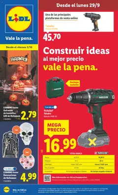 Vista previa Lidl folleto de bazar válido desde el 29.09.2025