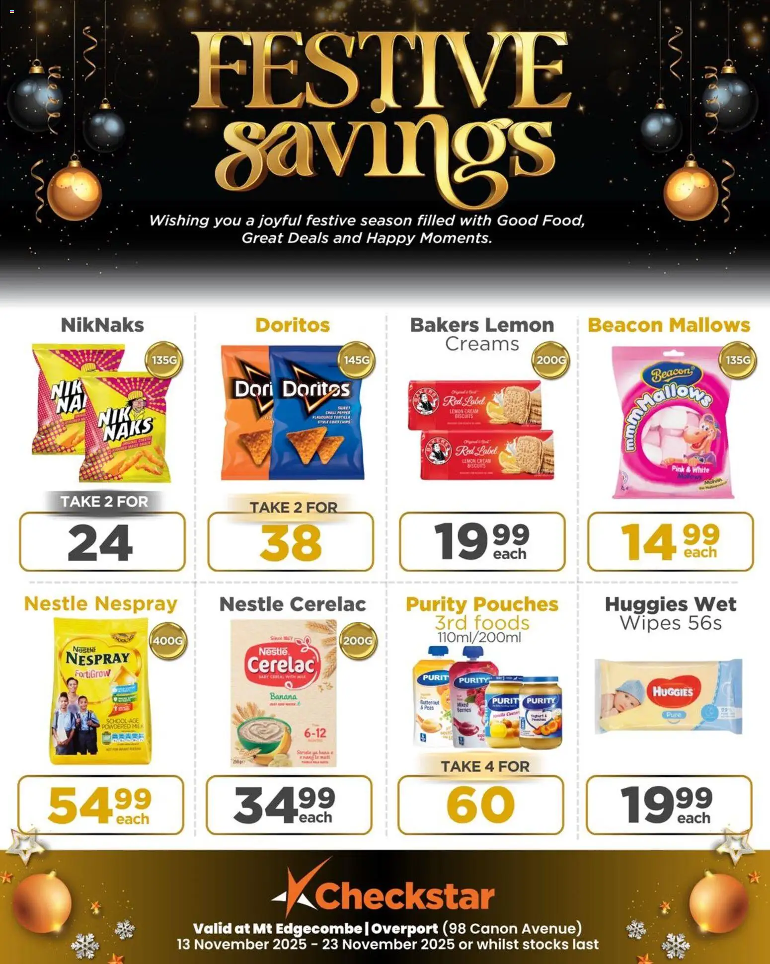 New Check Star catalogue – valid from 13.11.2025 | Page: 6 | Products: Milk, Cream, Lemon, Peach