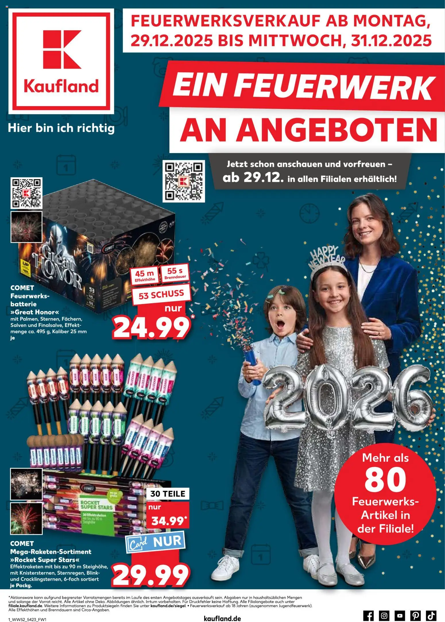 Kaufland Feuerwerk Angeboten – gültig ab 29.12.2025 | Seite: 1