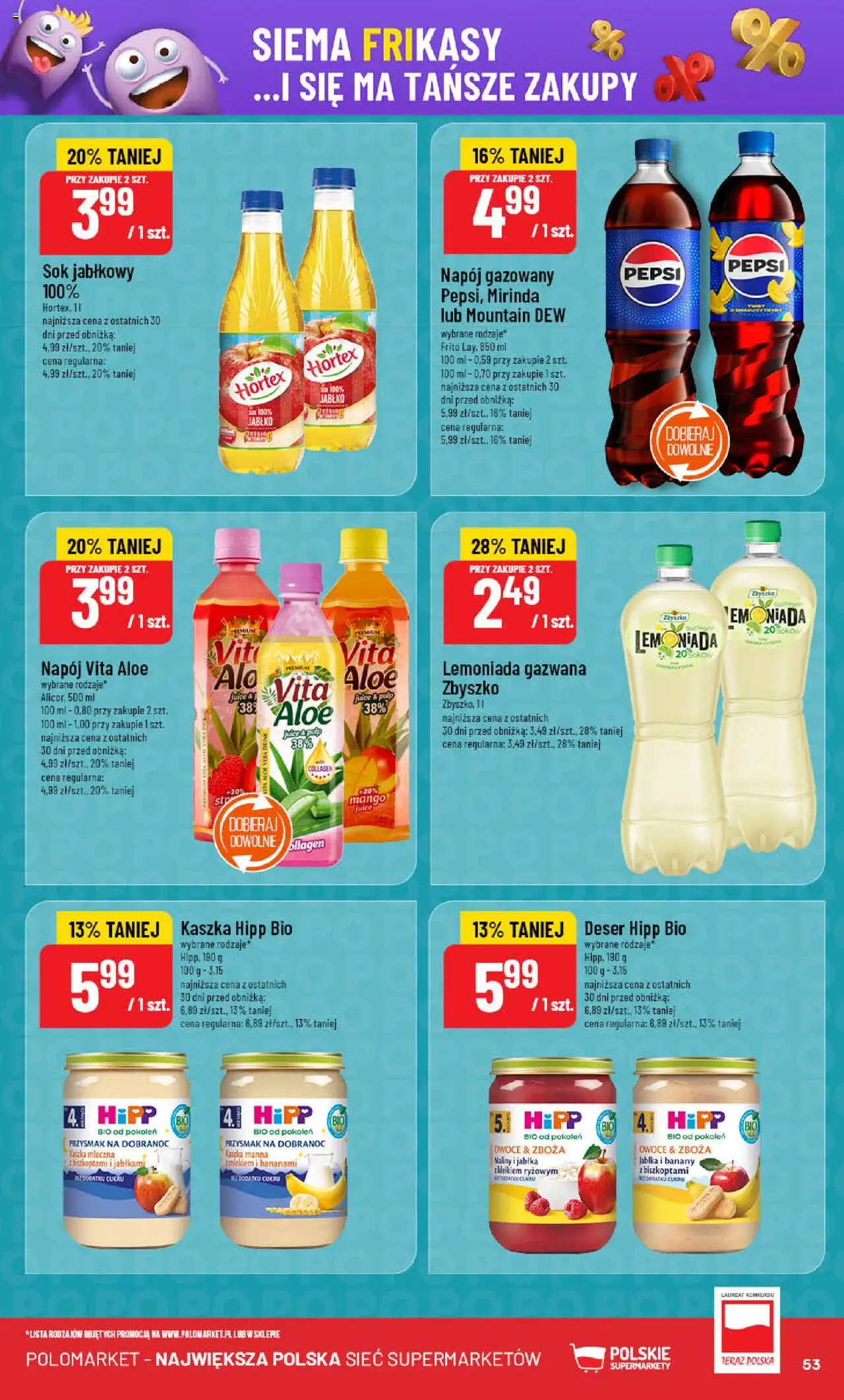 POLOmarket Gazetka od 18.06.2025 | Strona: 53 | Produkty: Mango, Maliny, Kaszka mleczna, Banany