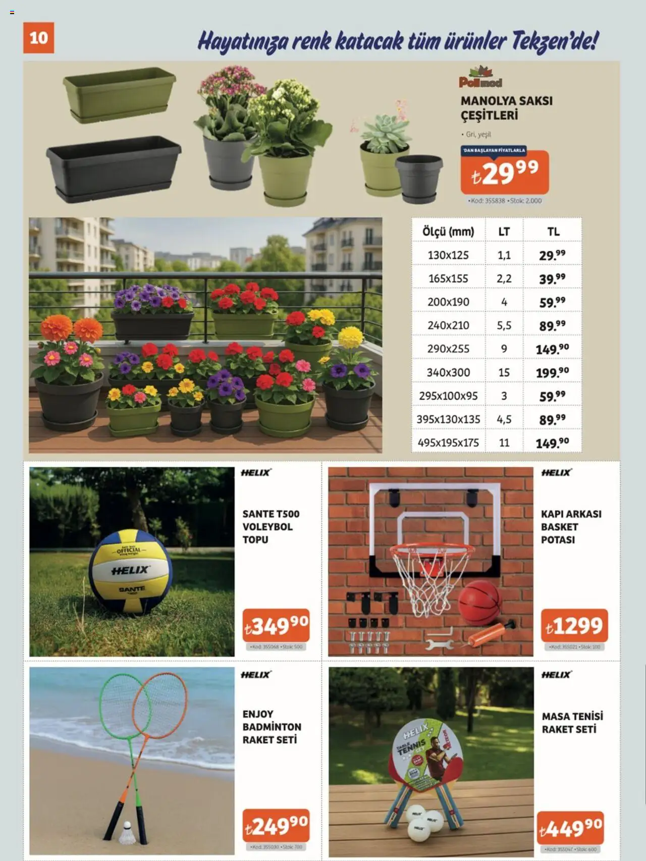 Tekzen Katalog - 01.09.2025 tarihinden itibaren geçerlidir | Sayfa: 10