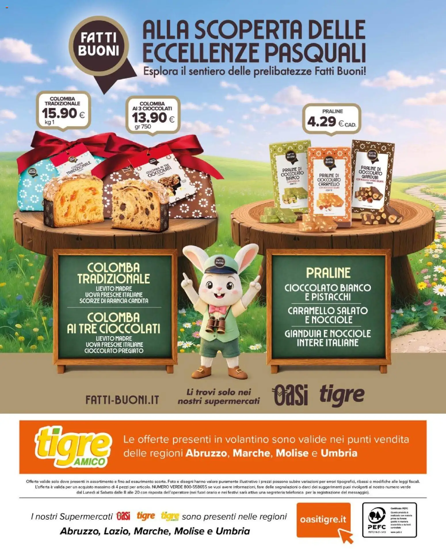 Volantino Tigre del 10.03.2026 | Pagina: 12 | Prodotti: Cioccolato, Nocciole, Arancia, Pistacchi